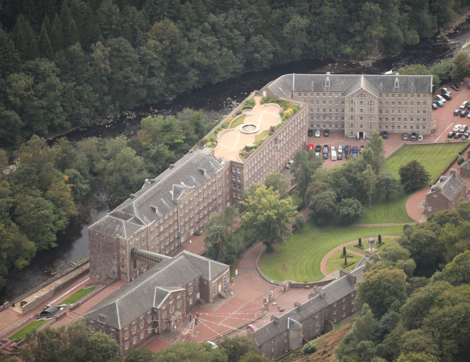 New Lanark Mill Exterior